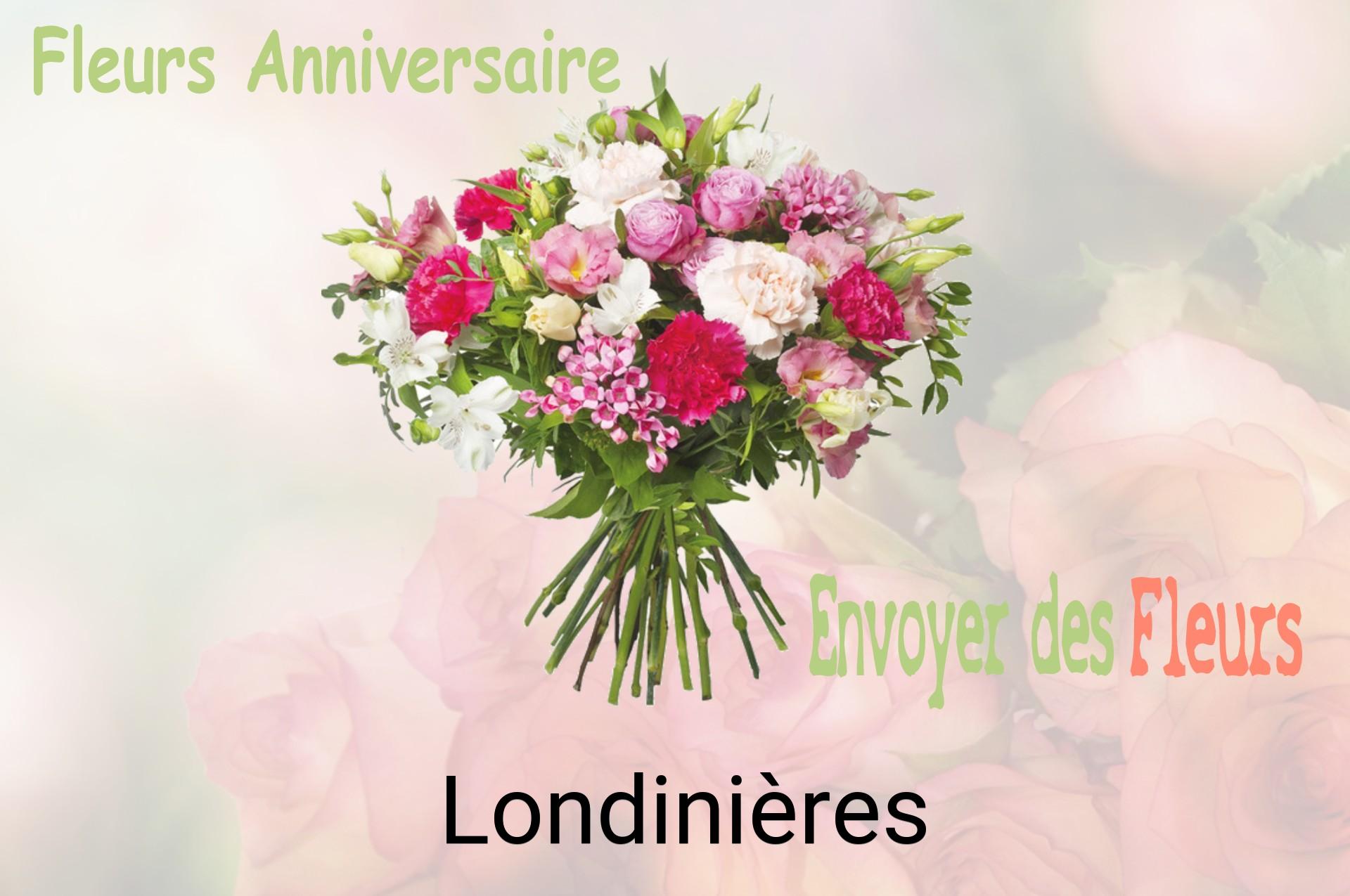 Bouquet de fleurs d’anniversaire livré à Londinières