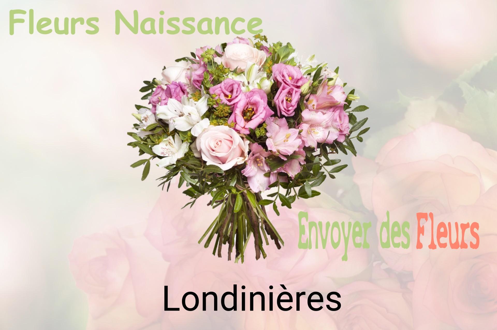 Bouquet de fleurs de naissance livré à Londinières